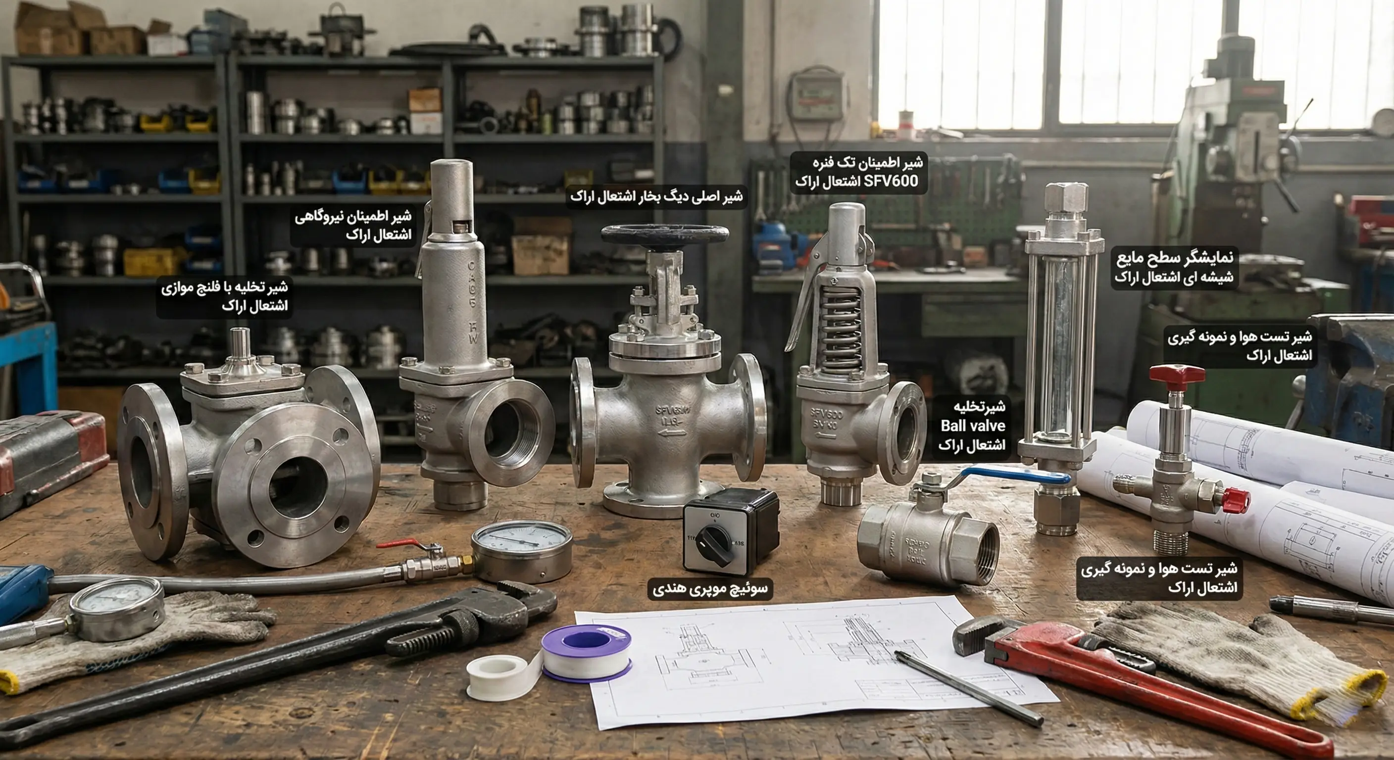 محصولات اشتعال اراک و خرید از ایین کالا