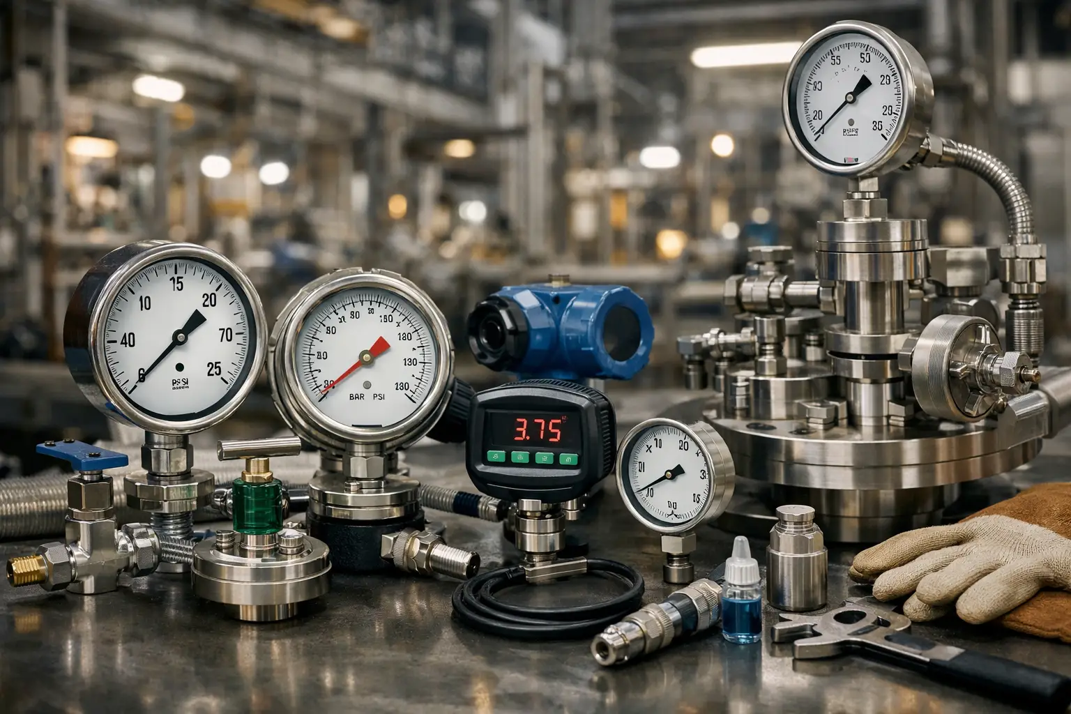 راهنمای مهندسی انتخاب گیج فشار صنعتی (Pressure Gauge)