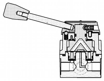 شیر کنترل جهت 4/3 وسط باز 700 بار