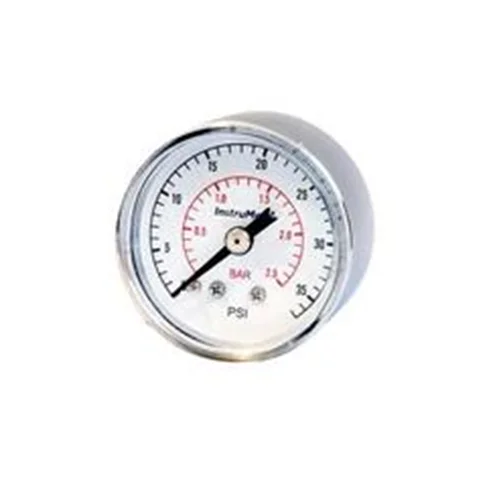 مانومتر استیل INSTRUMATE صفحه 4 سانت افقی مدل 113AF